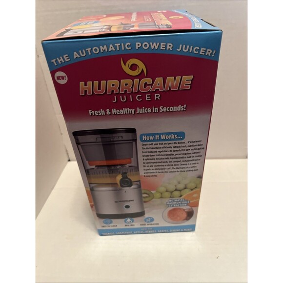 Hurricane Juicer - AS SEEN ON TV Powerful Compact Cordless - One-Touch Operation - Picture 5 of 6